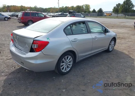 2012 Honda Civic Ex from USA, damaged, VIN 2HGFB2F85CH327377